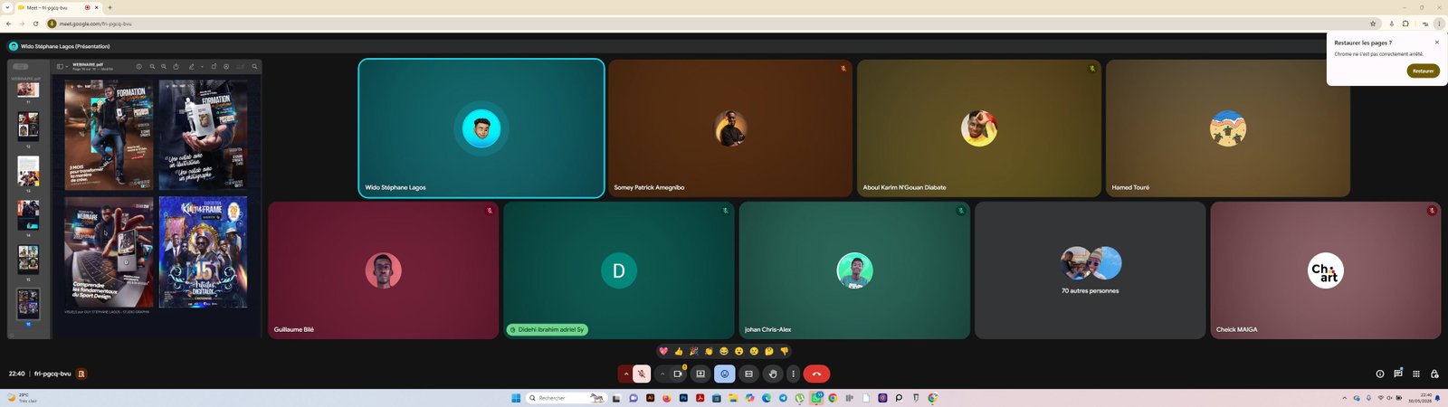Photo de l'initiative Webinaire de MAI