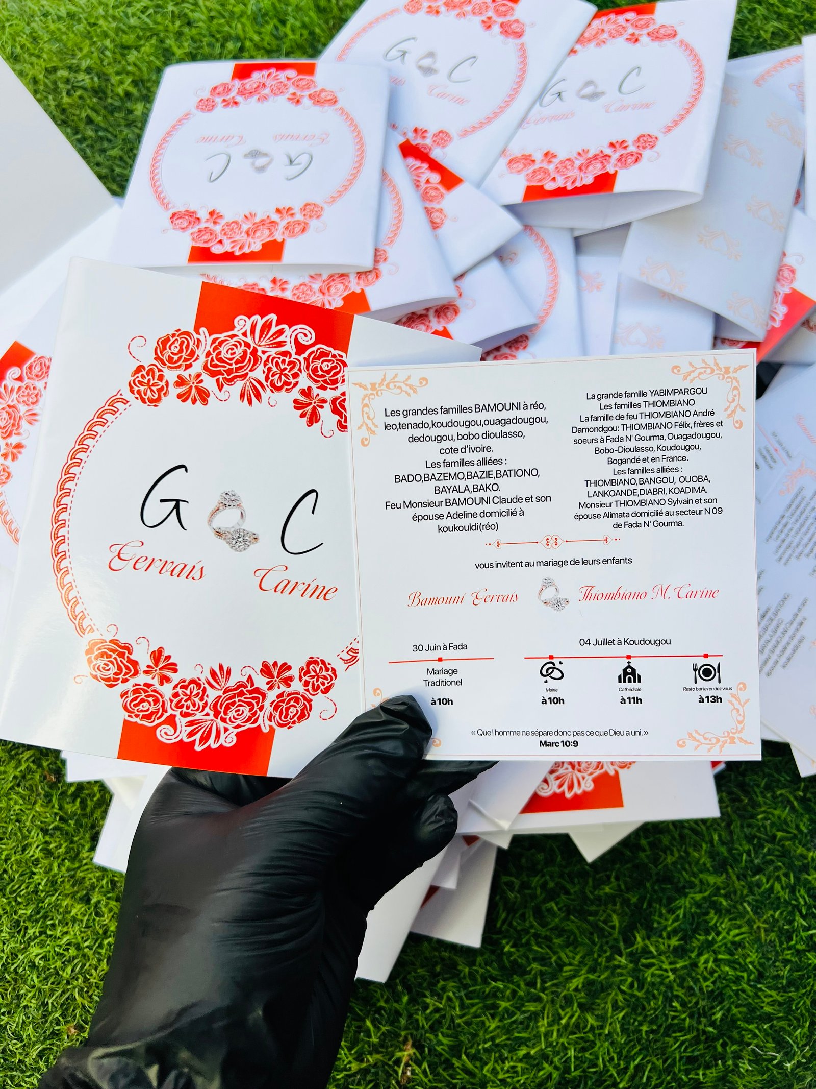 Carte d'invitation
