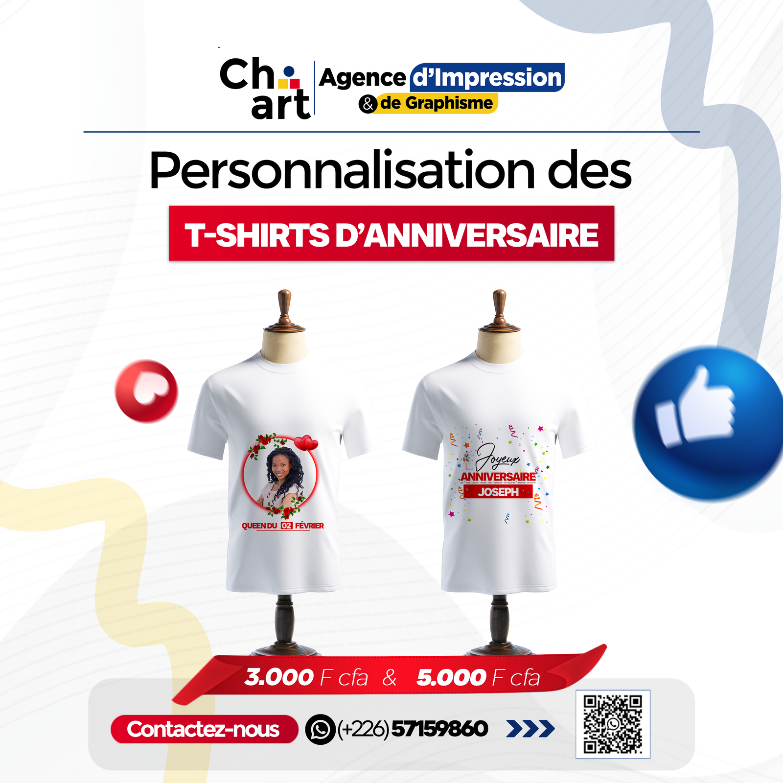 T-shirt d'anniversaire